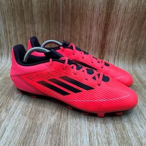 Adidas F50 Club FxG Men's Size 11.5 Soccer Cleats Shoes Crimson Red Black IE0613